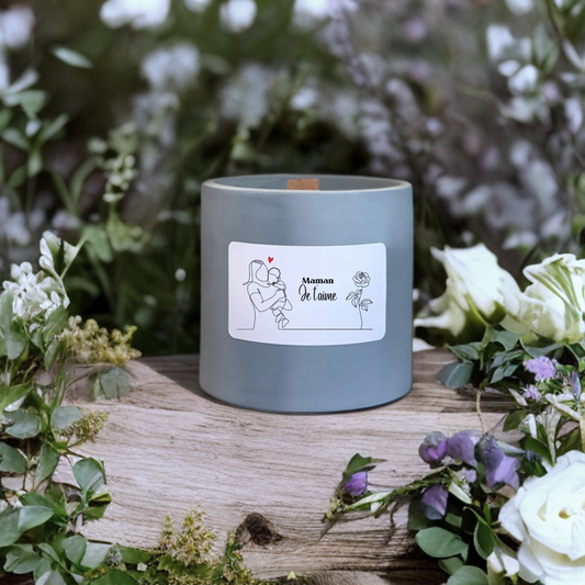 Bougie parfumée Jardin secret | Cadeau pour fête des mères